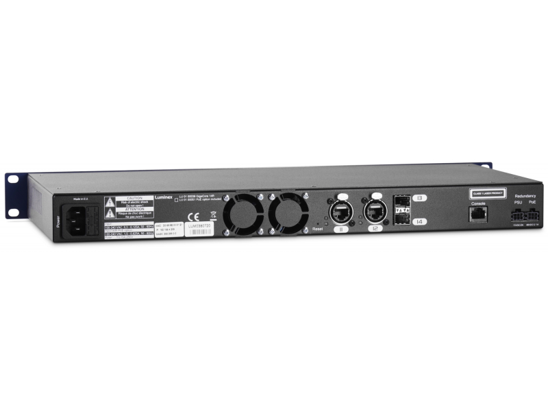 LUMINEX GigaCore 14R Ethernet switch gigabit   przełącznik siecowy audio video